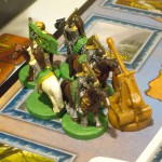 War of the Ring - closeup of painted miniatures - under siege!