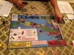 Cuba Libre; middle of game. I played Directorio (yellow)