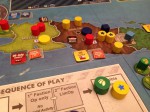 Cuba Libre; I played Directorio (yellow). Never really controlled much more than this, though I did have more bases elsewhere.